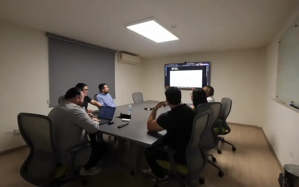 Sala de juntas de las oficinas en Monterrey